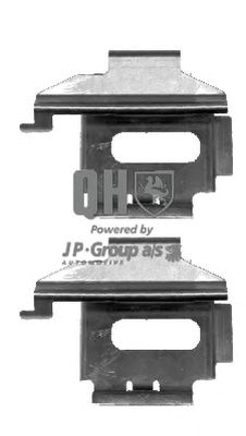 JP GROUP 1163650819 -  Комплектующие, колодки дискового тормоза